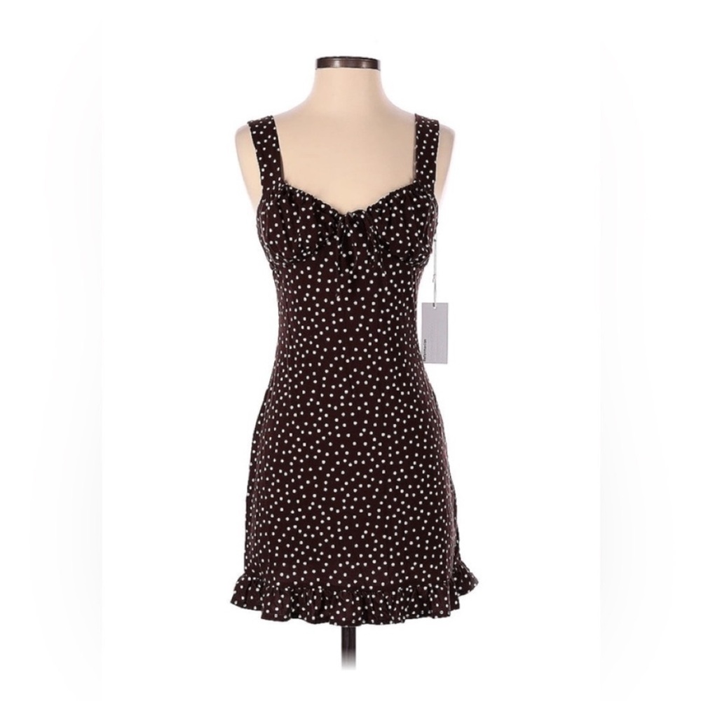 NWT brown and white Nevada Reformation dress